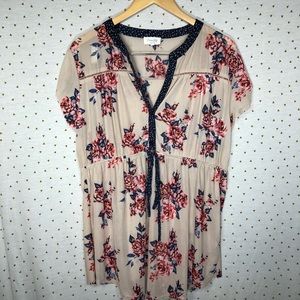 Floral Maternity Top